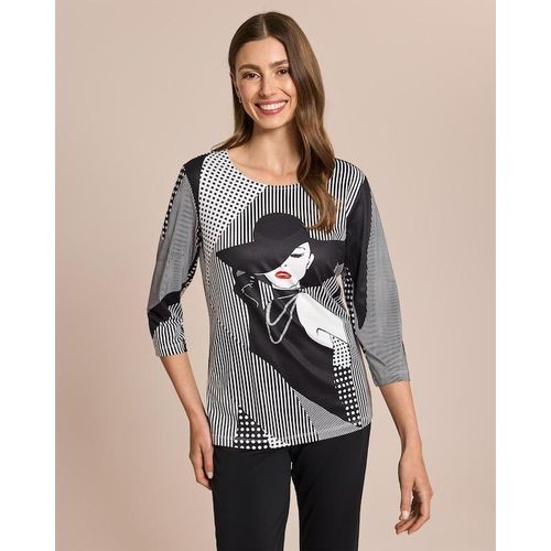 Shirt Frau mit Hut