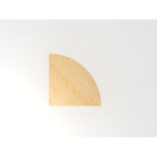 Verkettungswinkel mit Konsole 80 x 80 cm Ahorn