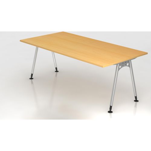 Schreibtisch AS2E, 200 x 100 cm
