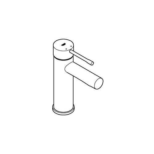 GROHE Einhand-Waschtischbatterie Essence 34813_1 S-Size glatter Körper chrom