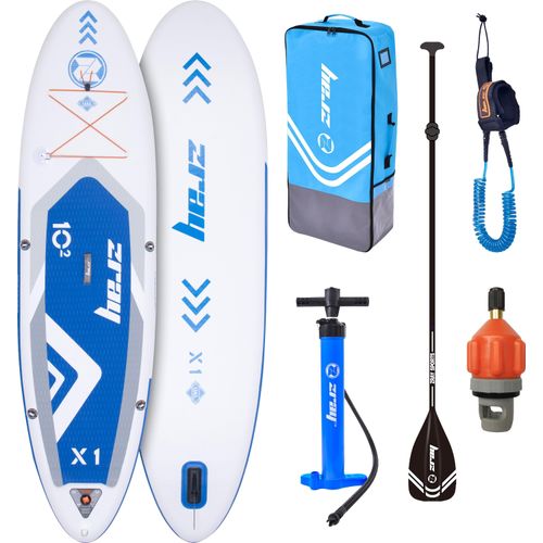 ZRAY X1 SUP Stand Up Paddle Board aufblasbar Komplettset bis 140kg blau 310x81x15 cm
