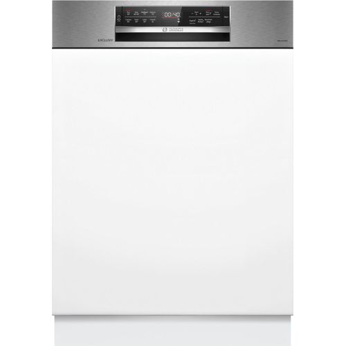 Bosch SMI6ZBS04D Exclusiv Serie 6 Teilintegrierter - Einbaugeschirrspüler 60 cm, Home Connect, Zeolith