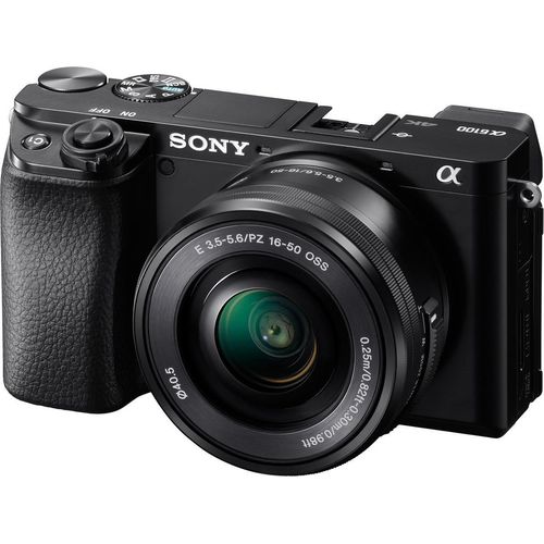 Sony Alpha 6100 ILCE6100AB 24,2MP spiegellose Kamera + 16-50mm Objektiv Schwarz