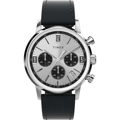 Chronograph Timex Schwarz Kollektion Marlin - mann