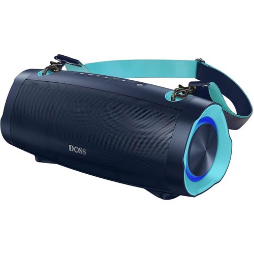 Bluetooth-Lautsprecher mit 70 W kräftigem Sound, Extra Bass, 24Stunden Spielzeit, Beat-Sync-Lichtern,Integrierter Powerbank,IPX6-wasserdicht , Camping