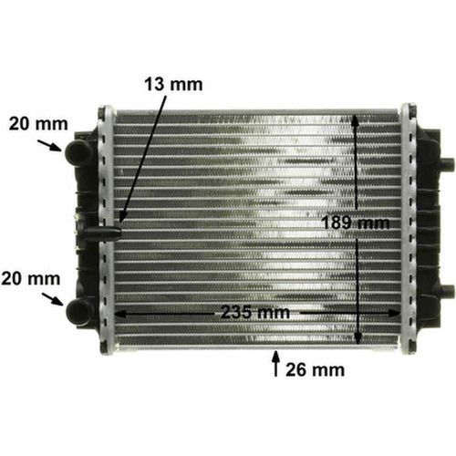 Kühler Motorkühlung Keilrippenriemenscheibe 110mm MAHLE für AUDI A4 B8