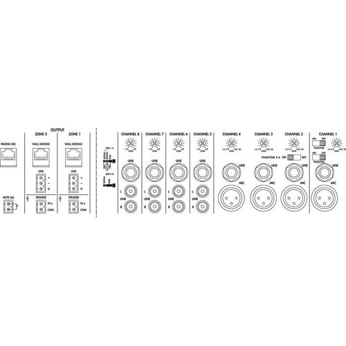 MONACOR PA-M224 ELA-Verstärker