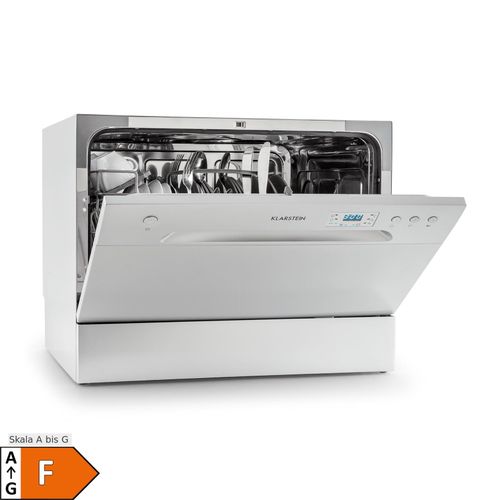 Amazonia 6 Geschirrspüler 1380W 6 Maßgedecke Tasten-Armatur Silber