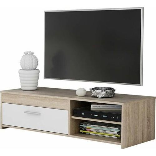TV-Möbel PILVI PCOT11-Q45F Weiß Holz