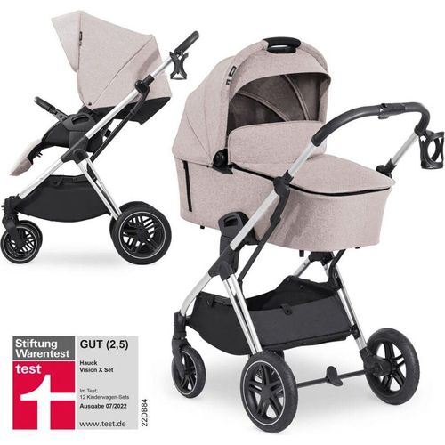 Hauck Kombi-Kinderwagen Vision X Duoset Black (Sportwagen