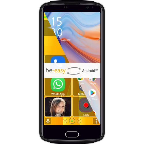 M7 Premium schwarz mit induktiver Ladung Smartphone