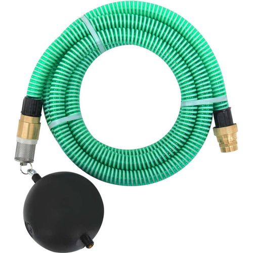 Saugschlauch mit Messing-Anschlüssen Grün 1,1