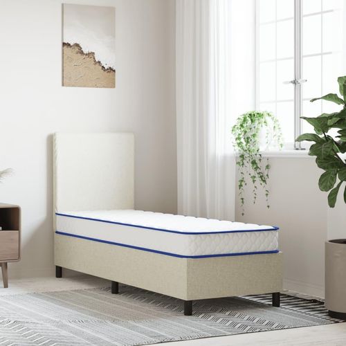 Memory-Schaum-Matratze 70x200x17 cm Weiß, Taschenfederkernmatratzen 2024 Neu DesignMöbel