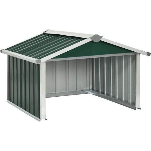 Rasenmäher Garage 92x97x63 cm Verzinkter Stahl Grün
