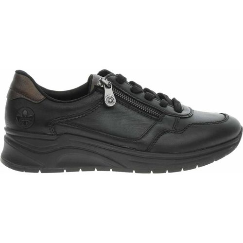 Damen Halbschuhe Rieker N9501-01 schwarz 40