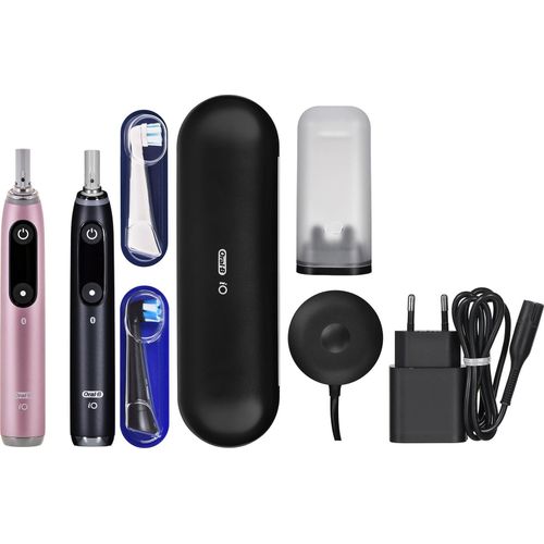 Oral-B iO Series 9 Duo Zahnbürste Schwarz Onyx/Rose