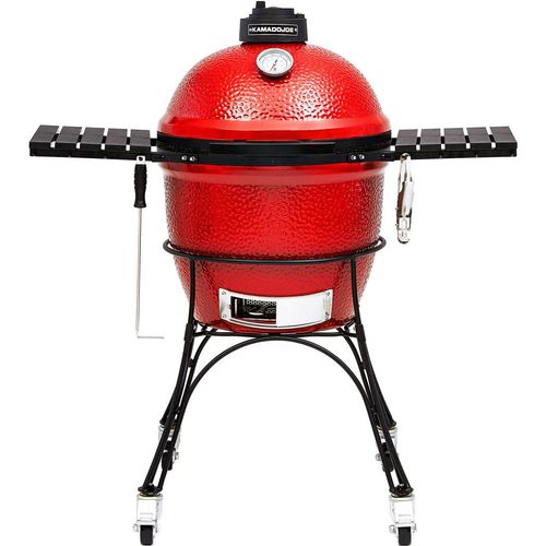 Kamado Joe Grills Keramikgrill Classic I, rot / schwarz, Perfekt für alle Grill-Enthusiasten