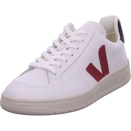 Veja V 12 Herren Schnürung Leder Turnschuhe Weiß Multi – 12 Großbritannien - 46 EU - 12 US / Weiß Multi