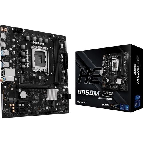 ASRock B860M-H2 1851 mATX HDMI DDR5 - Mainboard - Micro/Mini/Flex-ATX