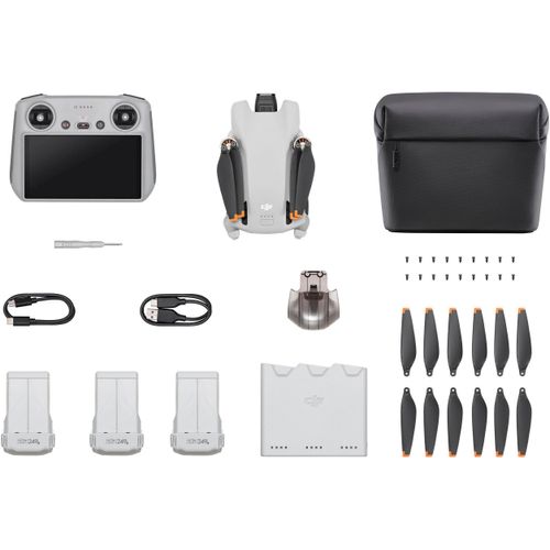 DJI Drohne "Mini 3 Fly More Combo & DJI RC", weiß, B:36,2cm H:7,2cm T:25,1cm, Drohnen, Topseller