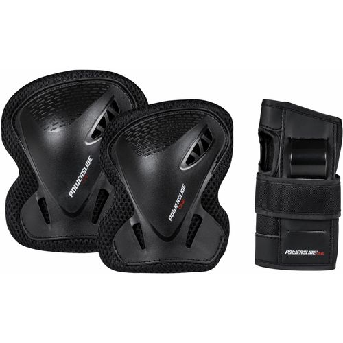 Protektoren-Set POWERSLIDE "One Basic Adult" Gr. XL, schwarz, Protektoren, Damen, XL, Nylon Mesh