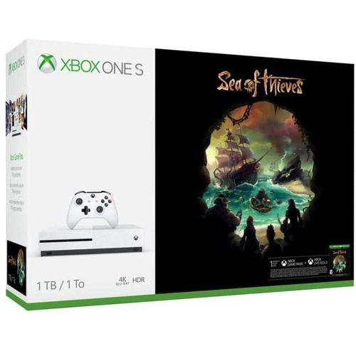 Xbox One S 1000GB - Weiß + Sea of ​​Thieves
