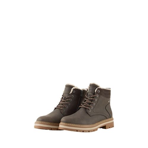 TOM TAILOR DENIM Herren Wasserdichte Boots mit Fütterung, braun, Uni, Gr. 43
