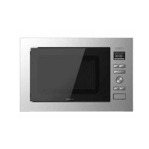 Cecotec Einbau-Mikrowellen mit Teller GrandHeat 2590 Built-In Steel Black