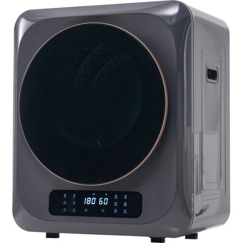 Merax Mini-Wäschetrockner Ablufttrockner mit UV-Sterilisation und LED-Display, Belüfteter Trockner mit Timer und 6 Programme, freistehend/hängend, 2,5 kg