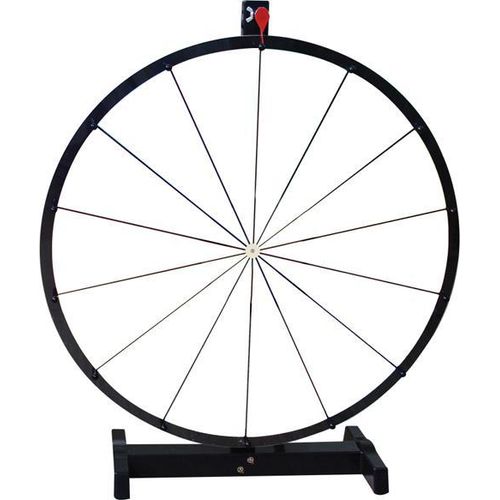 Eduplay Glücksrad Spiel 60 cm weiß mit Schwamm und Whiteboard-Marker