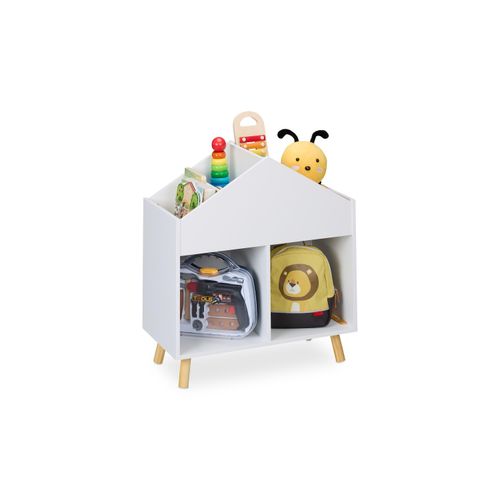 relaxdays Kinderregal »Haus«