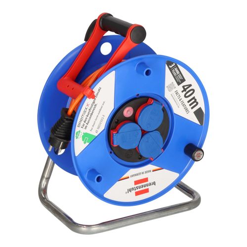 Brennenstuhl Garant IP44 Kabeltrommel, 40m Kabel in orange (1208750)