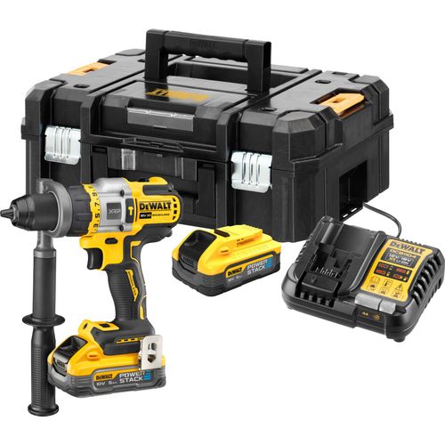 DeWALT Akku-Schlagbohrschrauber DCD999H2T 18V 5Ah Powerstack, Akku-Bohrmaschine, Akkuschrauber