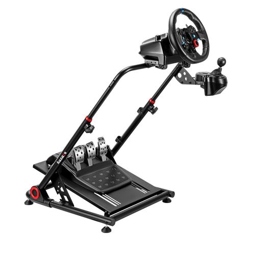 Huzaro Speed 3.0 | Racing Lenkradständer Gaming Lenkrad Fahrsimulator Rennsport Compatible Wheel Steering Stand | für Logitech Fanatec Thrustmaster
