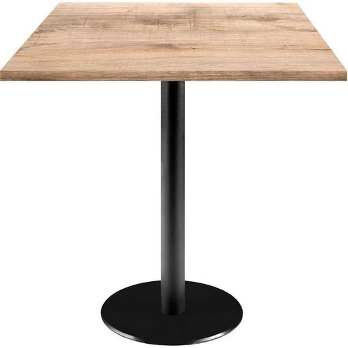Tisch 70 x 70 cm – Modell Rom aus natürlichem Tanninholz