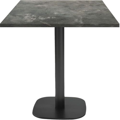 Tisch 70 x 70 cm – rundes Modell aus metallischem Stein