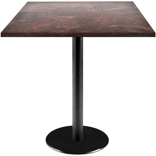 Tisch 70 x 70 cm – Modell Rome Rock Rust