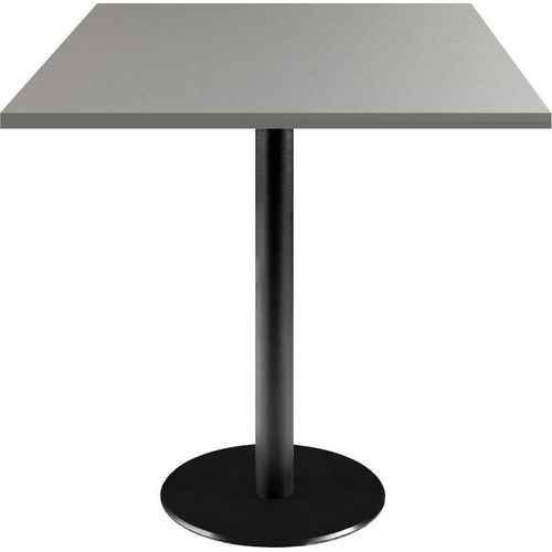 Tisch 70 x 70 cm – Modell Rome in Metallic-Grau