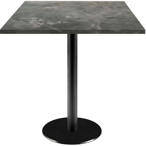 Tisch 70 x 70 cm – Modell Rome aus metallischem Stein