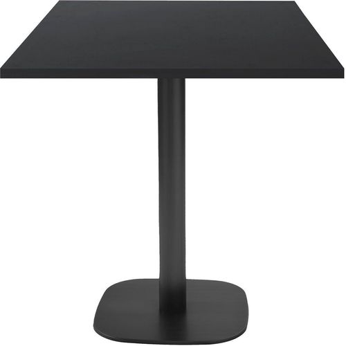 Tisch 70 x 70 cm – rundes schwarzes Modell