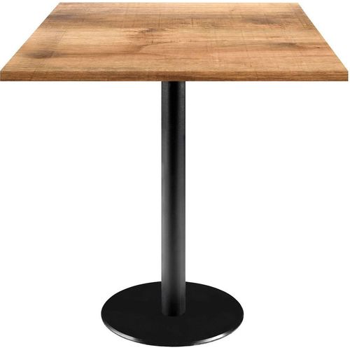 Tisch 70 x 70 cm – Modell Rom, helles Tanninholz