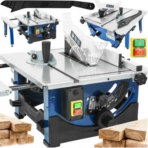 Tischkreissäge 1700W 210mm Sägeblatt Kreissäge Tischsäge Holzsäge Schneidsäge für Holz/Metall/Kunststoff