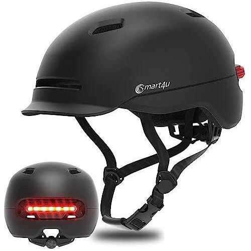 Fahrradhelm -LED -Licht Indikator, Stadt Erwachsene Automatisches Bremslicht, geeignetes Pendlerreiten, Männer Frauen, wasserdicht