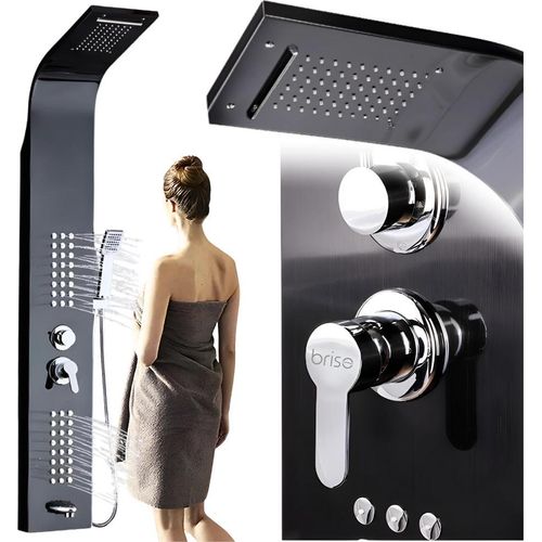 Duschpaneel mit Hydromassage, Badarmatur, Wasserfall, Regendusche