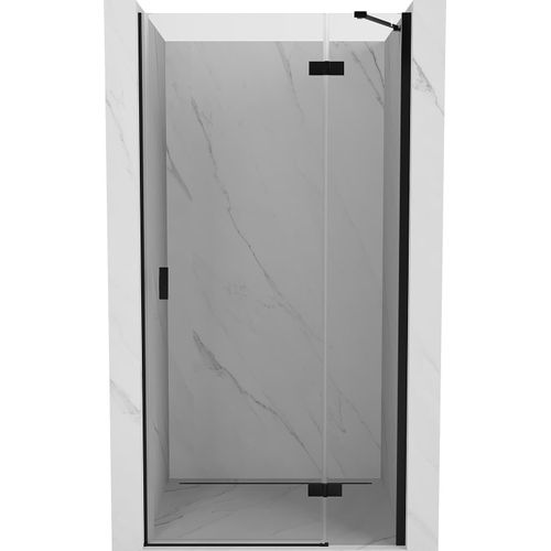 Mexen Mist-H Duschdichtungen rechts öffnend, 70 cm, transparent, schwarz - 8A5-070-000-70-00-P