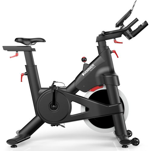 HAMMER Speedbike Speed PRO – Indoor Cycle Heimtrainer mit 22 kg Schwungmasse, Tablet- & Smartphonehalterung, Bluetooth, Kinomap & Zwift kompatibel