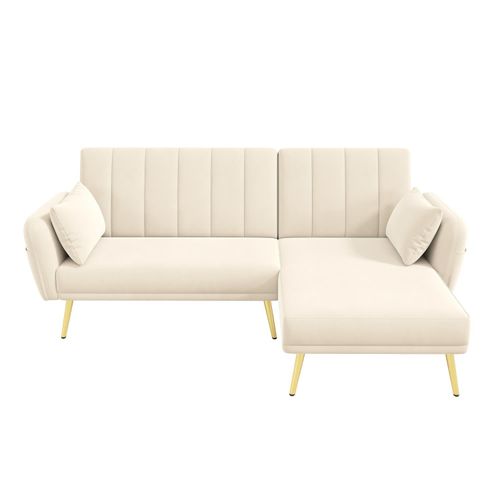 Modernes Klappsofa,L-förmiges Sofa,Schlafsofa mit Zusatzecke,Ecksofa mit Schlaffunktion,geeignet für Wohnzimmer,Schlafzimmer,Heimkino,Gästezimmer