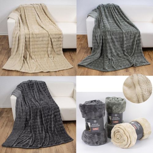 Decke BUBBLE FLANELL FLEECE