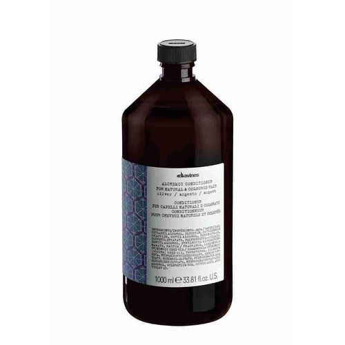 Davines Alchemic Conditioner Conditioner für platinblondes und graues Haar Silver 1000 ml