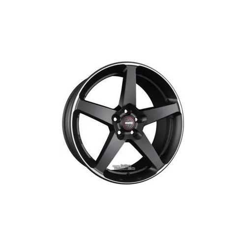 Alufelge MOMO FIVE Einteilig Black Matt Polished 8.50 x 19 ET 30.00 5x112.00